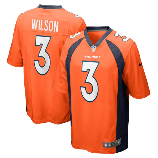 Youth Russell Wilson #3 Orange Denver Broncos Nike - Game Jersey - Pro League Sports Collectibles Inc.