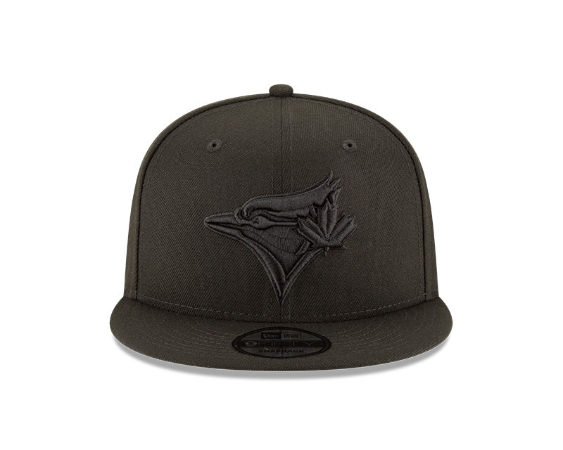 Toronto Blue Jays Black on Black 9Fifty New Era Snapback Hat - Pro League Sports Collectibles Inc.