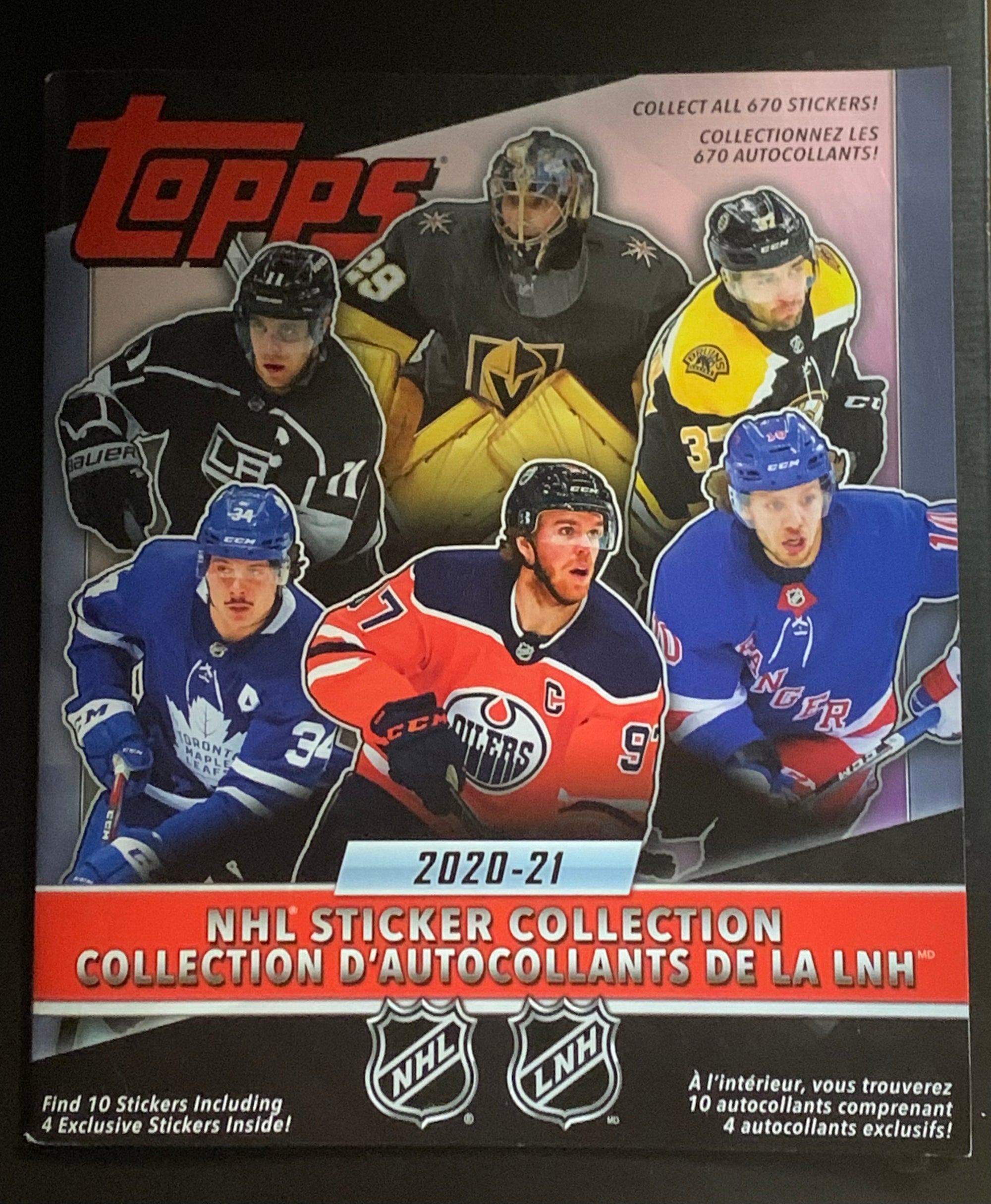 Topps NHL 2020-21 Hockey Sticker Album - Pro League Sports