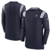 Dallas Cowboys Nike Navy Sideline Tonal Logo Performance Player Long Sleeve T-Shirt - Pro League Sports Collectibles Inc.