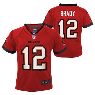 Child Tom Brady Red Tampa Bay Buccaneers Nike - Game Jersey - Pro League Sports Collectibles Inc.