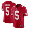 Trey Lance San Francisco 49ers Scarlet Nike Vapor Limited Jersey - Pro League Sports Collectibles Inc.