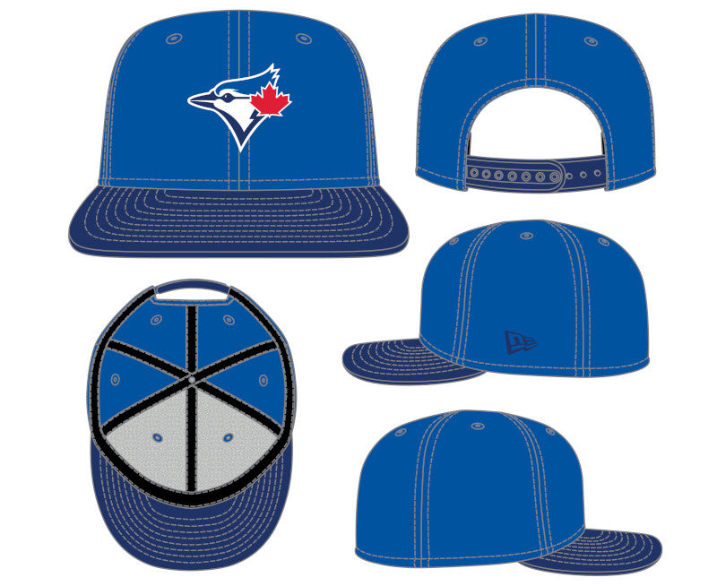 Infant Toronto Blue Jays 1st 9Fifty New Era Velcro back Hat - Royal / Navy - Pro League Sports Collectibles Inc.