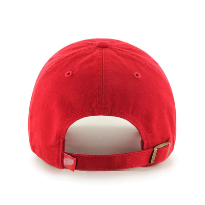 Detroit Red Wings Red Clean Up '47 Brand Adjustable Hat - Pro League Sports Collectibles Inc.