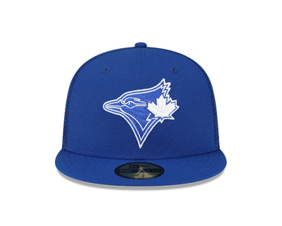 Toronto Blue Jays Royal New Era Spring Training - Mesh 59FIFTY Fitted Hat - Pro League Sports Collectibles Inc.