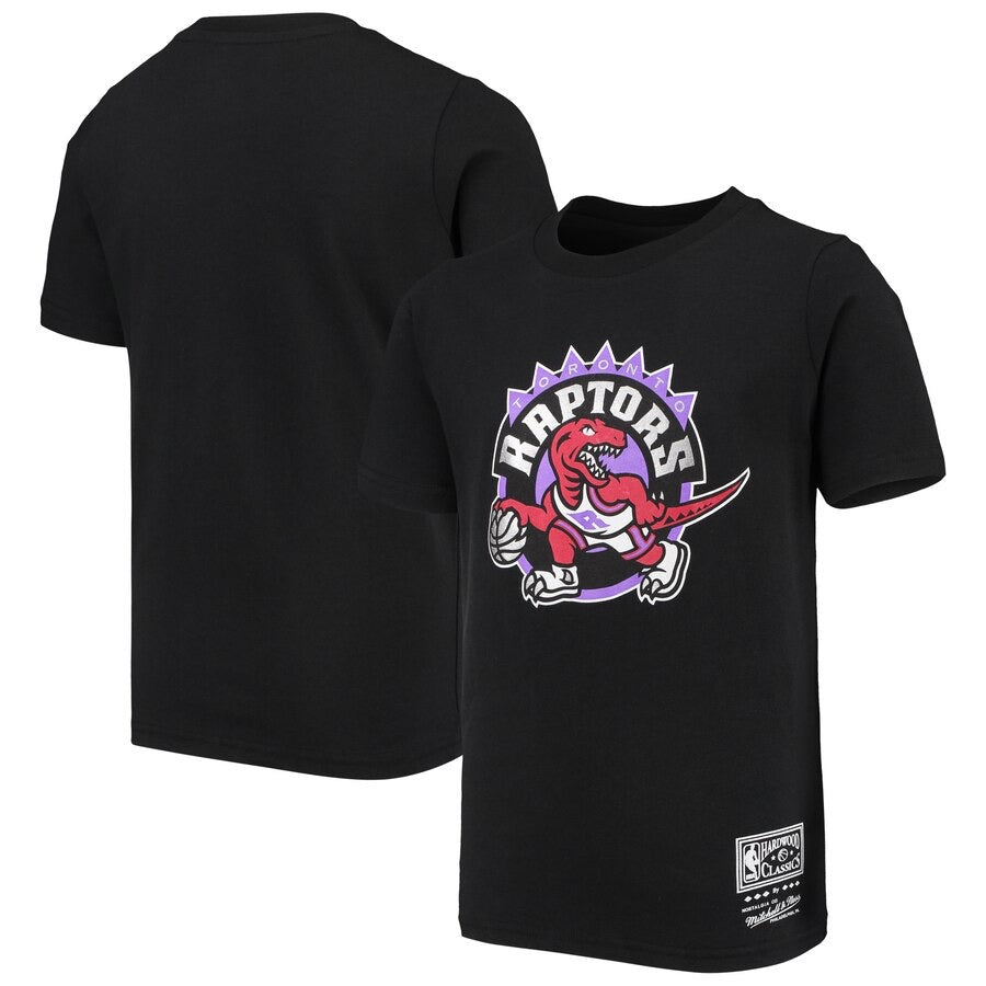 Youth Toronto Raptors Tri Blend Hardwood Classic Logo T-Shirt - Pro League Sports Collectibles Inc.