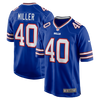 Von Miller #40 Buffalo Bill Royal Blue - Nike Game Finished Player Jersey - Pro League Sports Collectibles Inc.