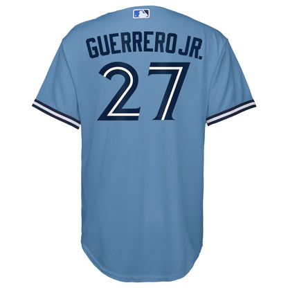 Toddler Toronto Blue Jays Guerrero Jr. Nike Powder Blue Horizon Alternate 2020 Replica Team Jersey - Pro League Sports Collectibles Inc.