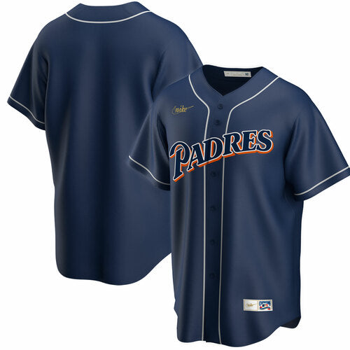 Majestic Authentic San Diego Padres Blue #4 Baseball Jersey