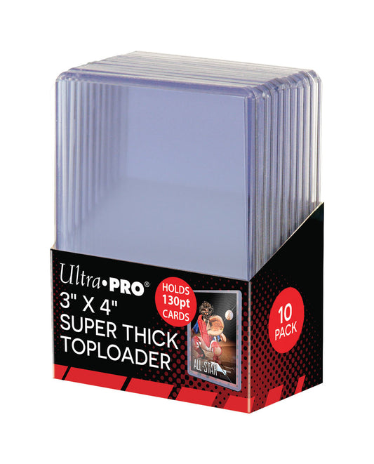 Ultra Pro Toploaders 3X4 SUPER Thick 130pt Pack - Pro League Sports Collectibles Inc.