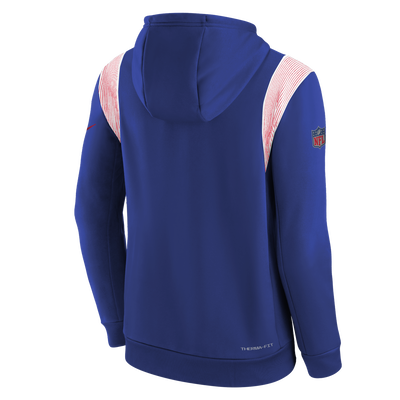 Buffalo Bills Nike 2022 Sideline Fleece Performance Therma Fit - Pullover Hoodie - Pro League Sports Collectibles Inc.