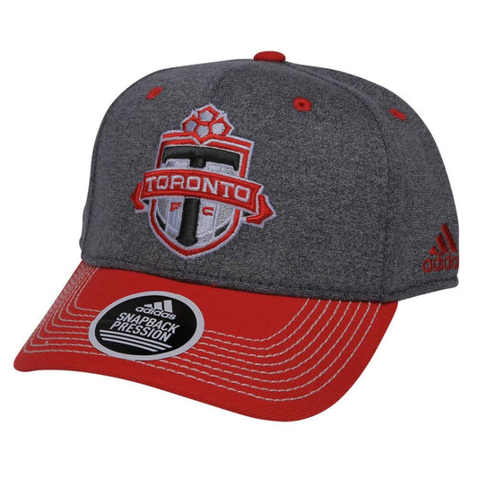 Toronto FC Structured Adidas Snapback Gray Hat - Pro League Sports Collectibles Inc.