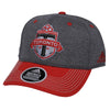 Toronto FC Structured Adidas Snapback Gray Hat - Pro League Sports Collectibles Inc.
