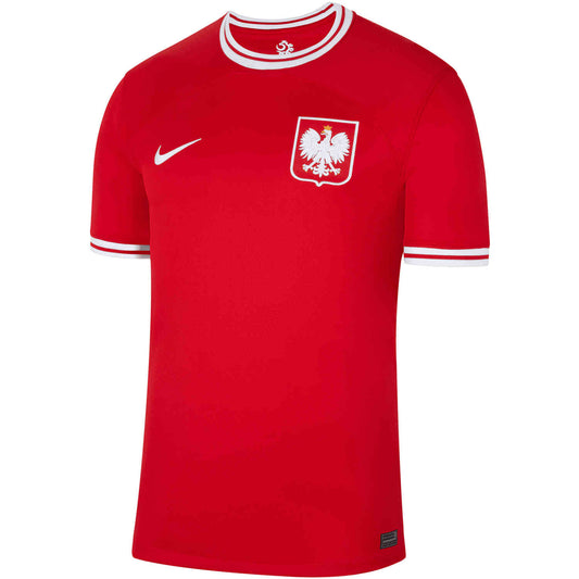 Poland National Team World Cup Nike 2022-23  Red Road Replica Stadium Jersey - Pro League Sports Collectibles Inc.