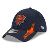 Chicago Bears 2021 New Era NFL Sideline Home Bears Logo Navy 39THIRTY Flex Hat - Pro League Sports Collectibles Inc.