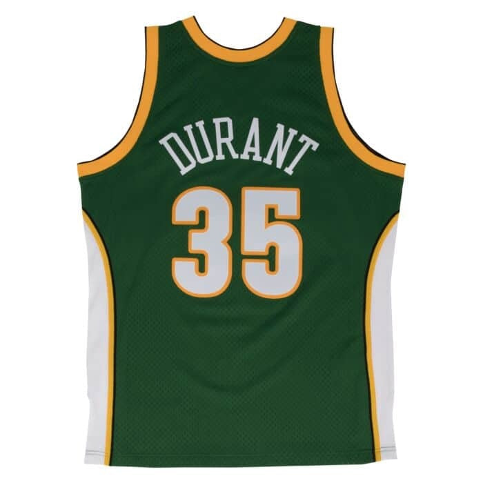 Kevin Durant Seattle SuperSonics 2007-08 Hardwood Classic Mitchell & Ness Green Road Swingman Jersey - Pro League Sports Collectibles Inc.