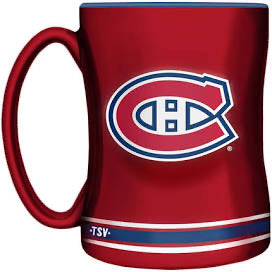 NHL Montreal Canadiens 14oz. Sculpted Relief Mug - Pro League Sports Collectibles Inc.