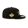 Earned Not Given Toronto Raptors 9Fifty Holiday Edition CS19 Black/Gold New Era Snapback - Pro League Sports Collectibles Inc.