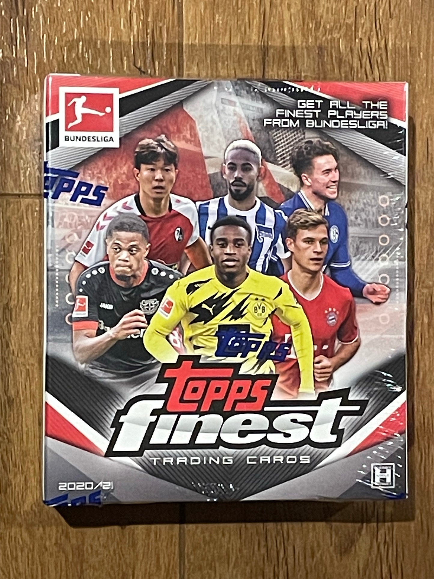 Topps Finest Bundesliga Soccer 2020/21 Hobby Mini Box - 6 Packs / 5 Cards Per Pack - Pro League Sports Collectibles Inc.