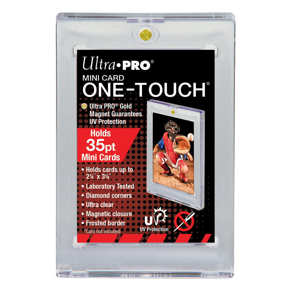 Ultra Pro Mini Card UV One-Touch Magnetic Holder - Pro League Sports Collectibles Inc.