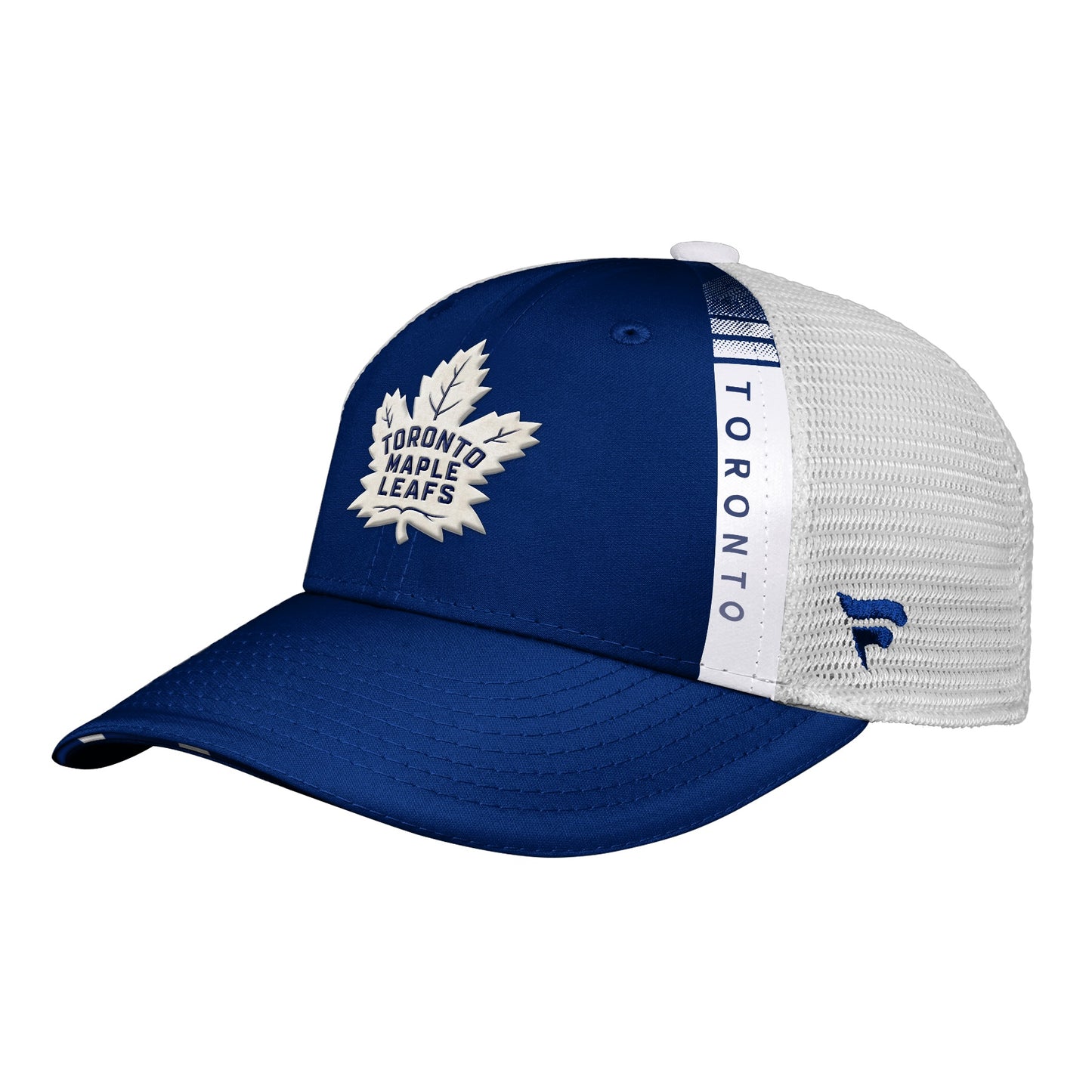 Youth Toronto Maple Leafs Fanatics Branded 2022 NHL Draft Authentic Pro On Stage Trucker Adjustable Hat - Pro League Sports Collectibles Inc.