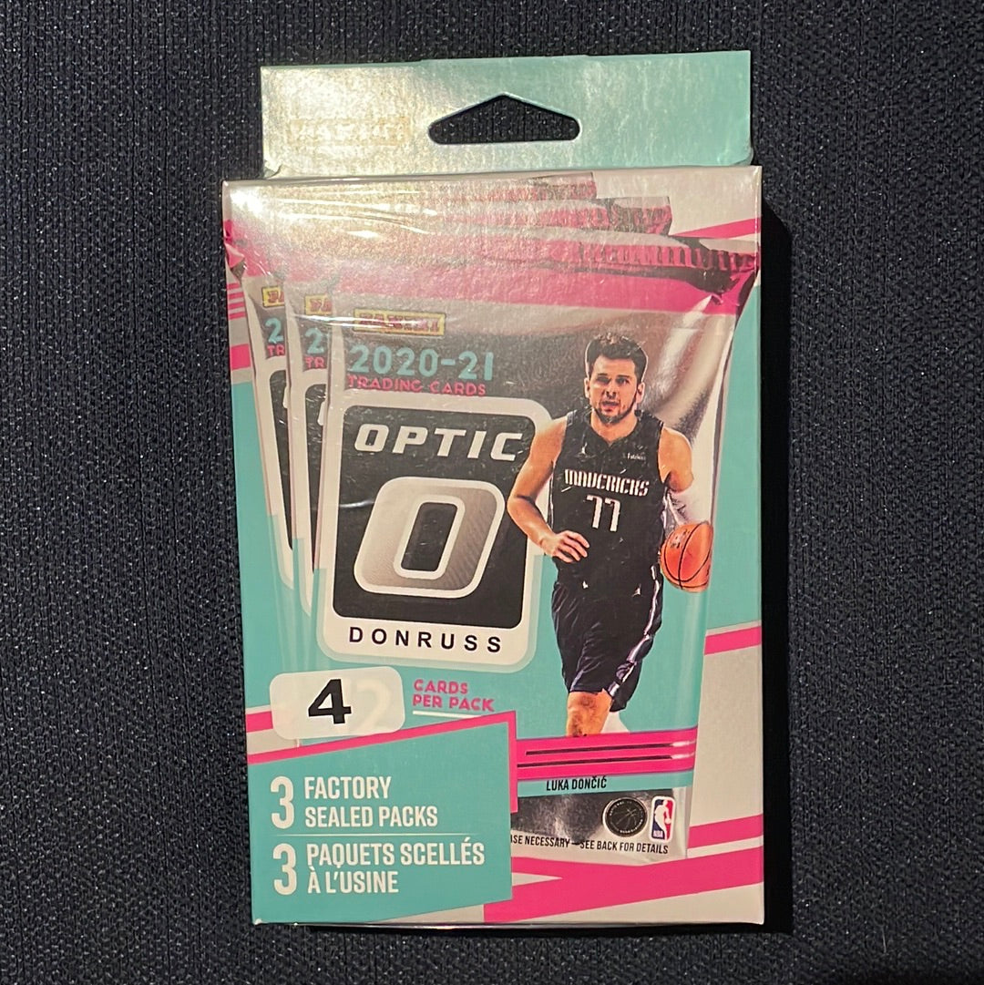 2020-21 Panini NBA Donruss Optic Basketball Hanger - 12 Cards Per Box - Pro League Sports Collectibles Inc.