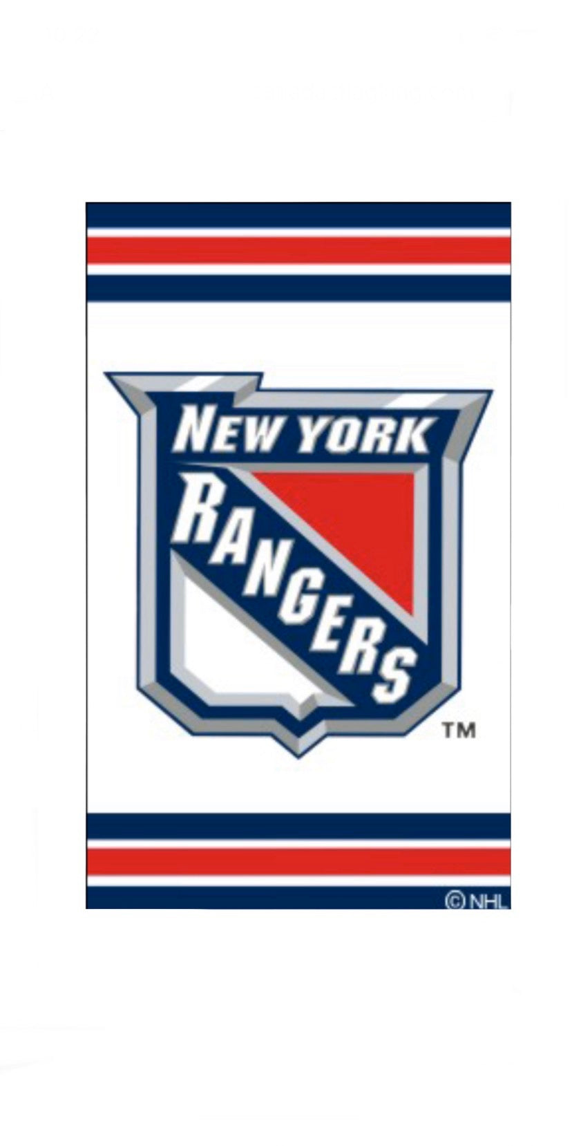 NHL New York Rangers 3’ x 5’ Logo Flag Banner - Pro League Sports Collectibles Inc.