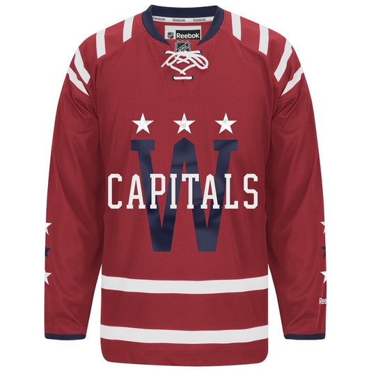 Washington Capitals Winter Classic 2015 Replica Reebok Burgundy Jersey - Pro League Sports Collectibles Inc.