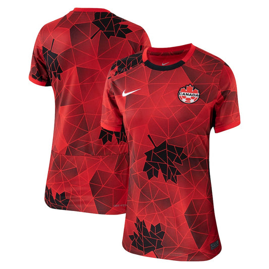 Women's Canada National Team 2023/24 Nike Home Replica Jersey - Red - Pro League Sports Collectibles Inc.