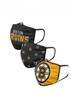 Boston Bruins FOCO NHL Face Mask Covers Adult 3 Pack - Pro League Sports Collectibles Inc.