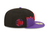 Toronto Raptors New Era Purple/Black 2022 Tip-Off 59FIFTY Fitted Hat - Pro League Sports Collectibles Inc.