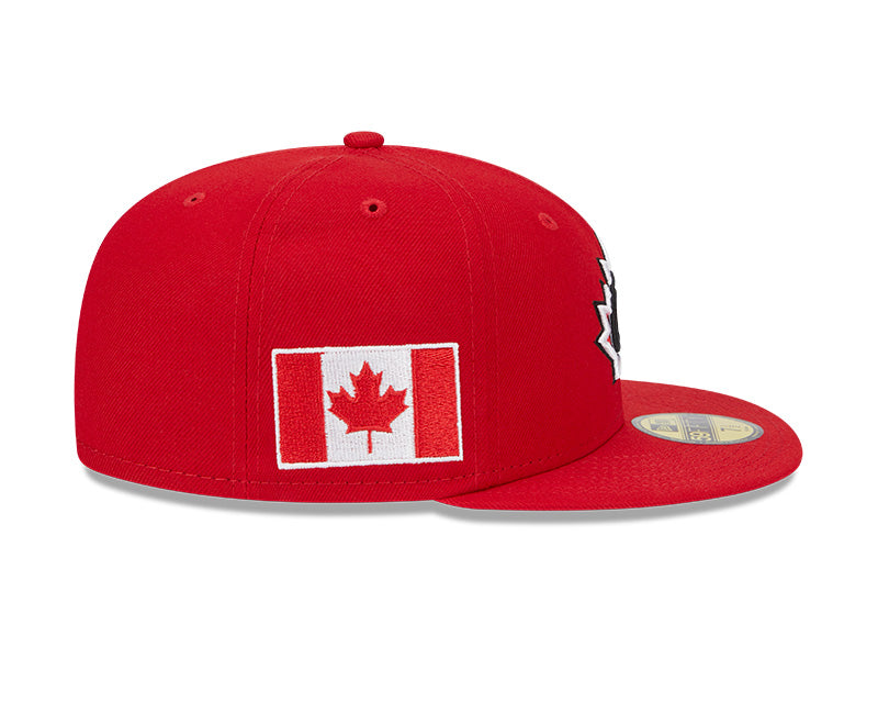 Canada World Baseball Classic 2023 - 59FIFTY New Era Fitted Hat - Pro League Sports Collectibles Inc.