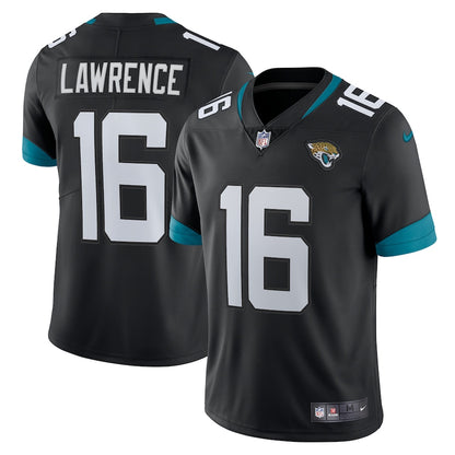 Trevor Lawrence Jacksonville Jaguars Black Alternate Nike Vapor Limited Jersey - Pro League Sports Collectibles Inc.