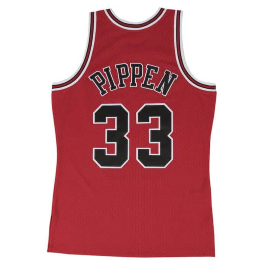 Scottie Pippen #33 Chicago Bulls Mitchell & Ness 1997-98 Hardwood Classic Swingman Road Jersey - Pro League Sports Collectibles Inc.