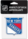 New York Rangers 4X4 NHL Wincraft Decal - Pro League Sports Collectibles Inc.
