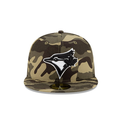 Toronto Blue Jays Camo Memorial Day 2021 On-Field New Era 59FIFTY Fitted Hat - Pro League Sports Collectibles Inc.