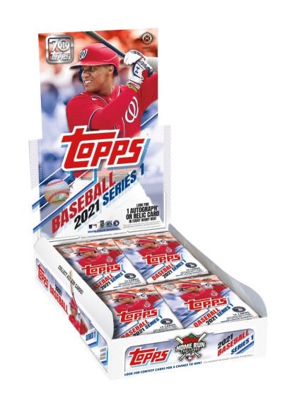 Topps Baseball 2021 Series 1 Hobby - 14 Cards Per Pack - Pro League Sports Collectibles Inc.