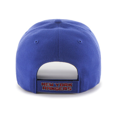 NY Rangers Royal Blue 47 Brand MVP Basic Adjustable Hat - Pro League Sports Collectibles Inc.