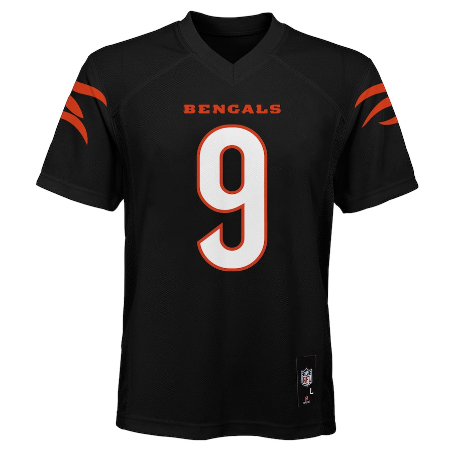 Youth Joe Burrow #9 Black Cincinnati Bengals Nike - Game Jersey