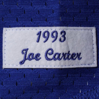 Joe Carter Toronto Blue Jays Mitchell & Ness 1993 Cooperstown Collection Royal Blue Mesh Batting Practice Jersey