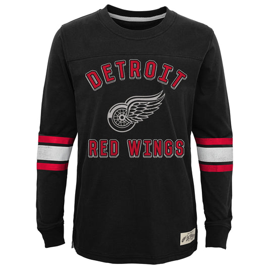 Youth Detroit Redwings Long Sleeve Shirt - Pro League Sports Collectibles Inc.