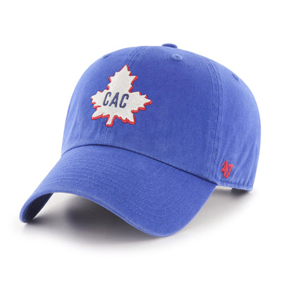 Montreal Canadiens Vintage Royal Clean Up '47 Brand Adjustable Hat - Pro League Sports Collectibles Inc.