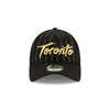 Earned Not Given Toronto Raptors 9Twenty Holiday Edition CS19 Black/Gold New Era Adjustable - Pro League Sports Collectibles Inc.