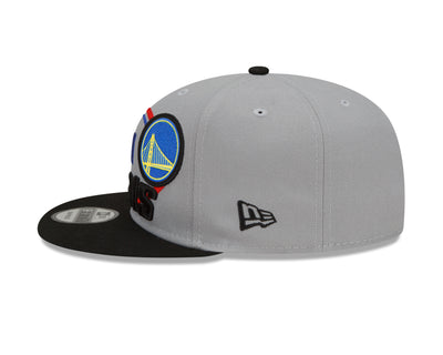 Golden State Warriors 2022 Western Conference Champions -New Era Locker Room 9FIFTY Snapback Adjustable Hat - Pro League Sports Collectibles Inc.