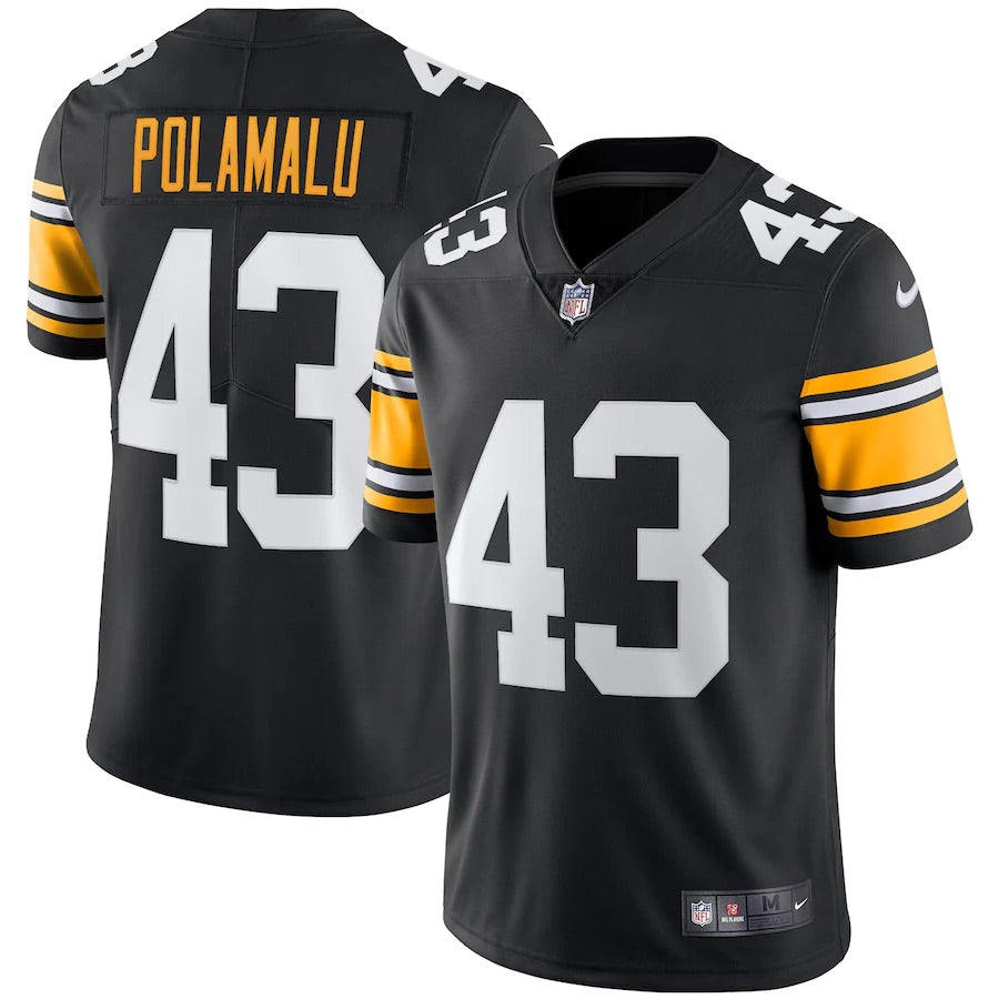 Troy Polamalu Pittsburgh Steelers Nike Retired Player Jersey - Black