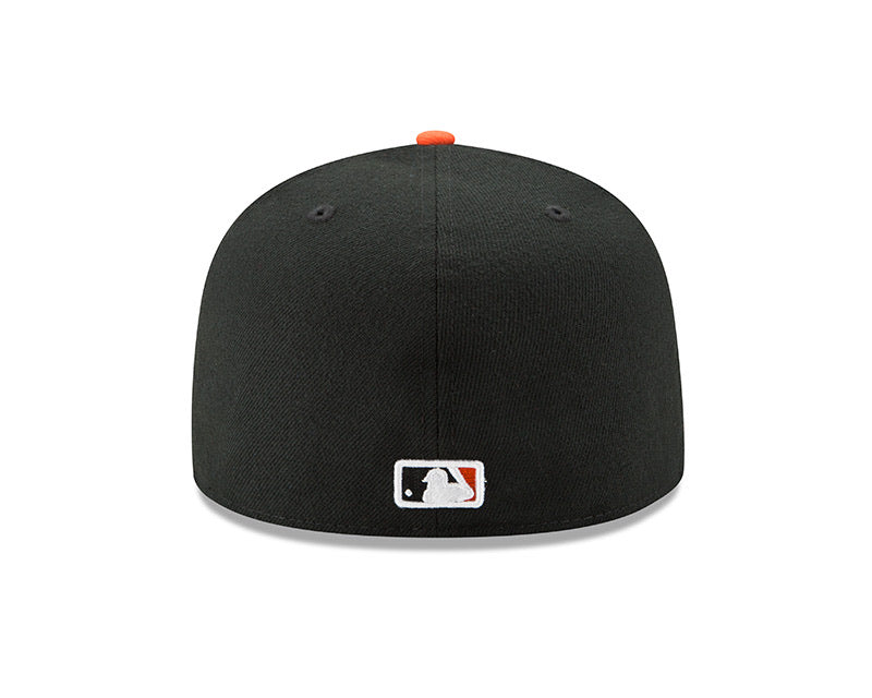 San Francisco Giants New Era Authentic Collection On-Field 59FIFTY Fitted Hat - Black/Orange 7 1/4