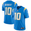 Justin Herbert #10 Los Angeles Chargers Powder Blue Vapor Nike Limited Jersey - Pro League Sports Collectibles Inc.
