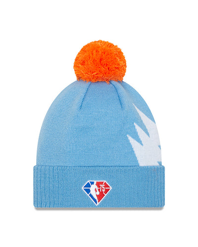 Los Angeles Clippers Baby Blue New Era City Series 21 Pom Knit Toque - Pro League Sports Collectibles Inc.