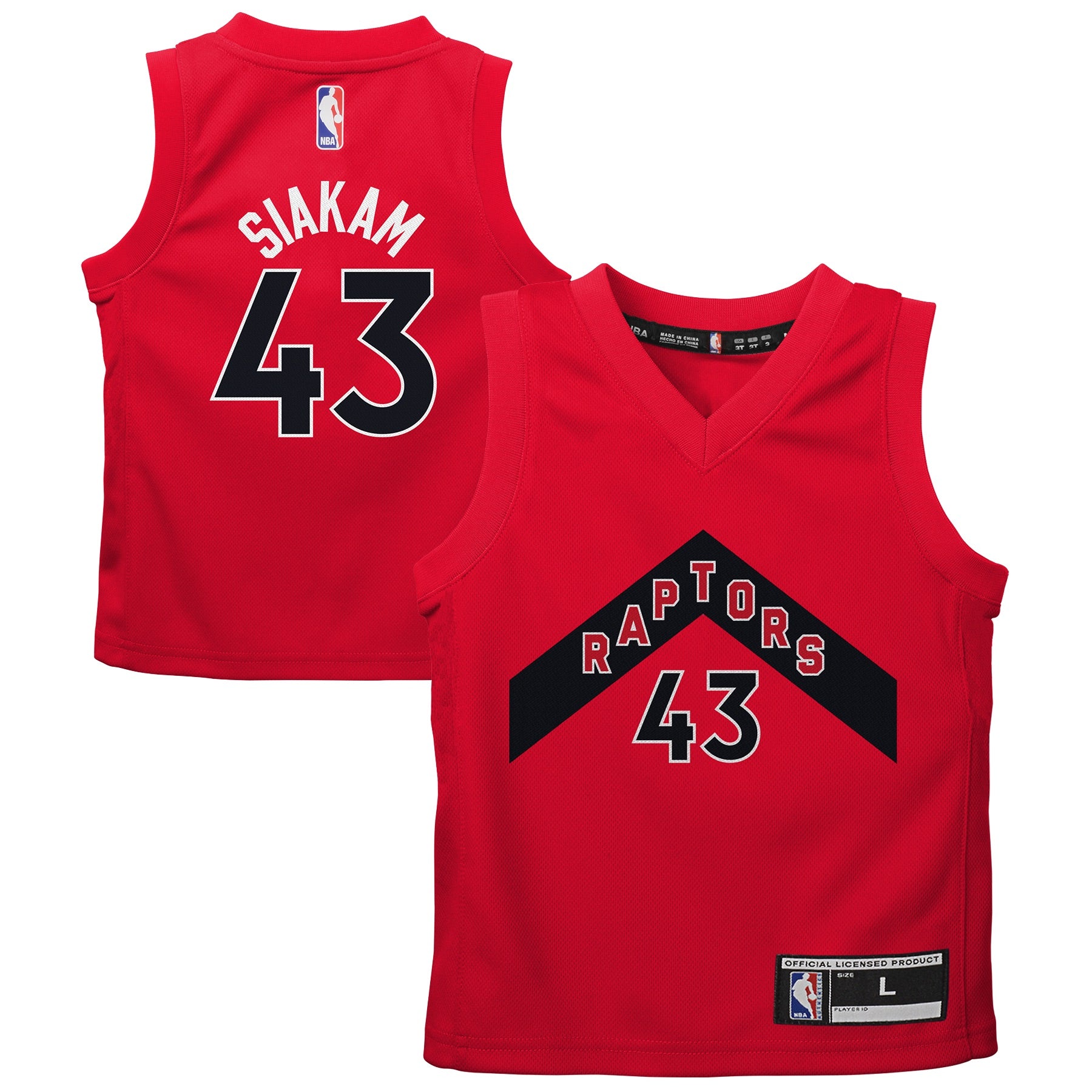 Unisex Nike Pascal Siakam Red Toronto Raptors Swingman Jersey - Icon Edition Size: Small
