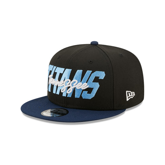 Tennessee Titans New Era 2022 Draft 9Fifty Snapback Hat - Pro League Sports Collectibles Inc.